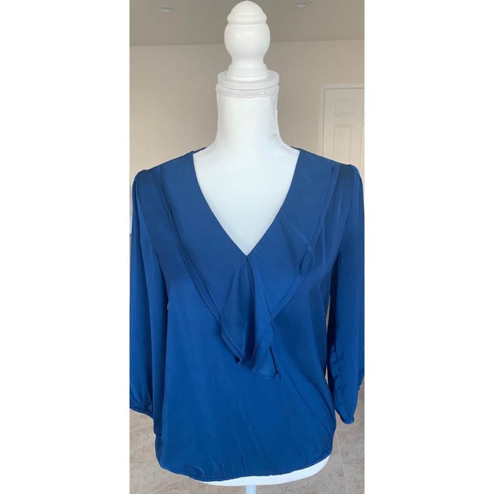 Ann Taylor Loft Royal Blue Blouse